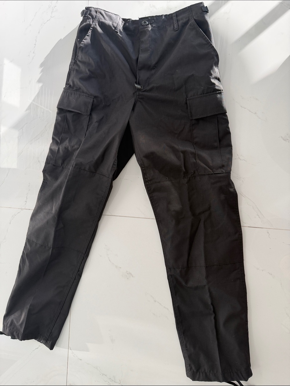 Women Black Cargo Pants - Classic Utility Style